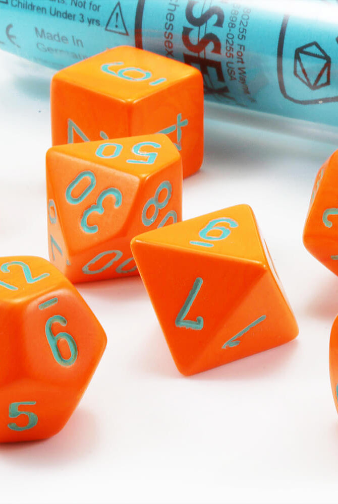 Chessex Lab Dice IV Heavy Orange 2