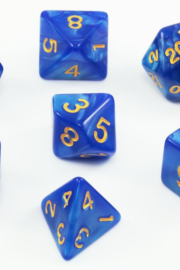 D&D Blue Dice Pearl
