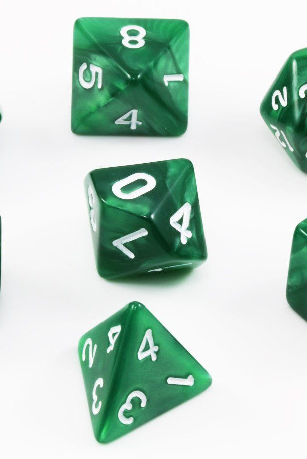 Green D&D Dice Pearl