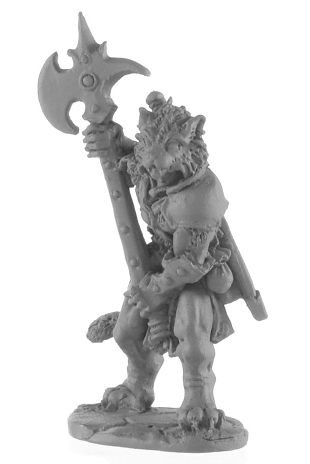 Catfolk Warrior RPG Miniature