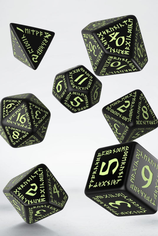 Runic Dice Glow In The Dark