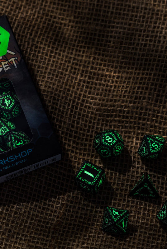 Runic Dice Glow In The Dark 3