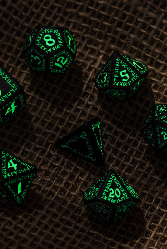 Runic Dice Glow In The Dark 4