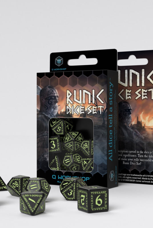 Runic Dice Glow In The Dark 2