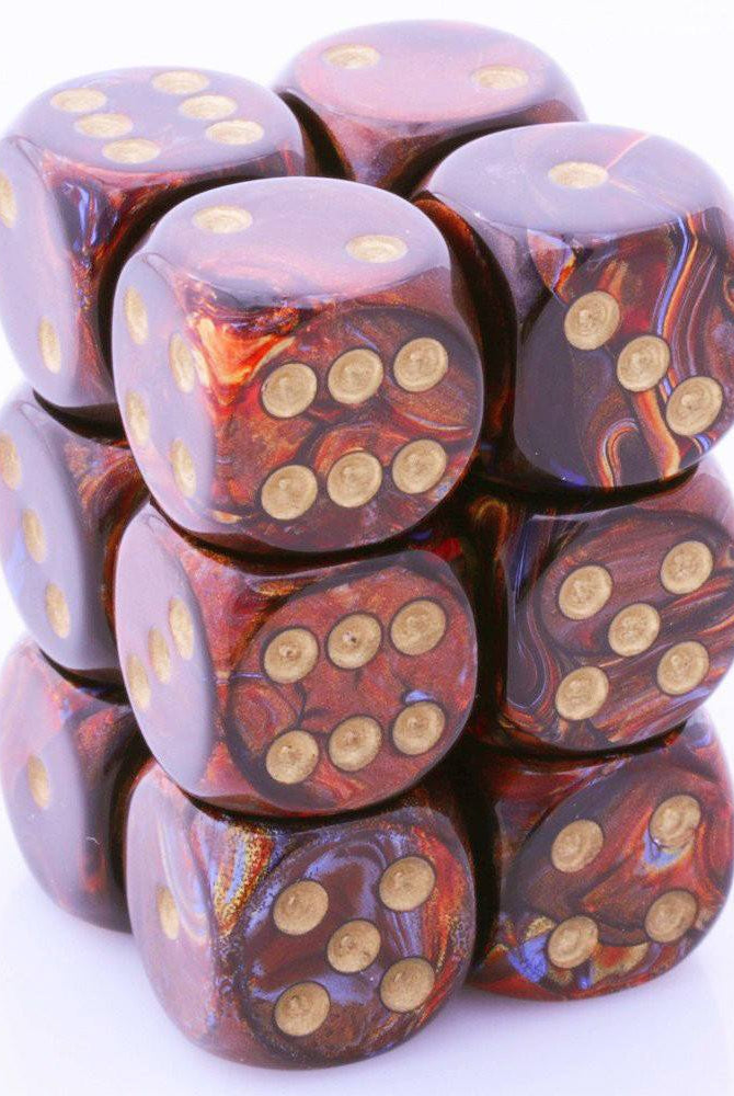 Scarab D6 Dice Blue Blood