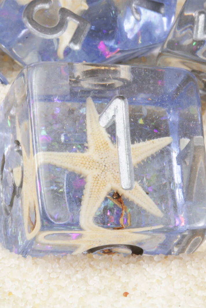 Blue Starfish Dice for DnD 2