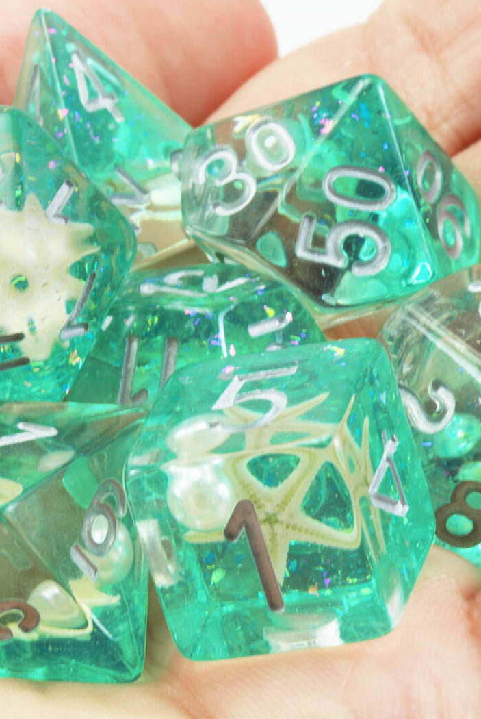Starfish Dice RPG Green 4