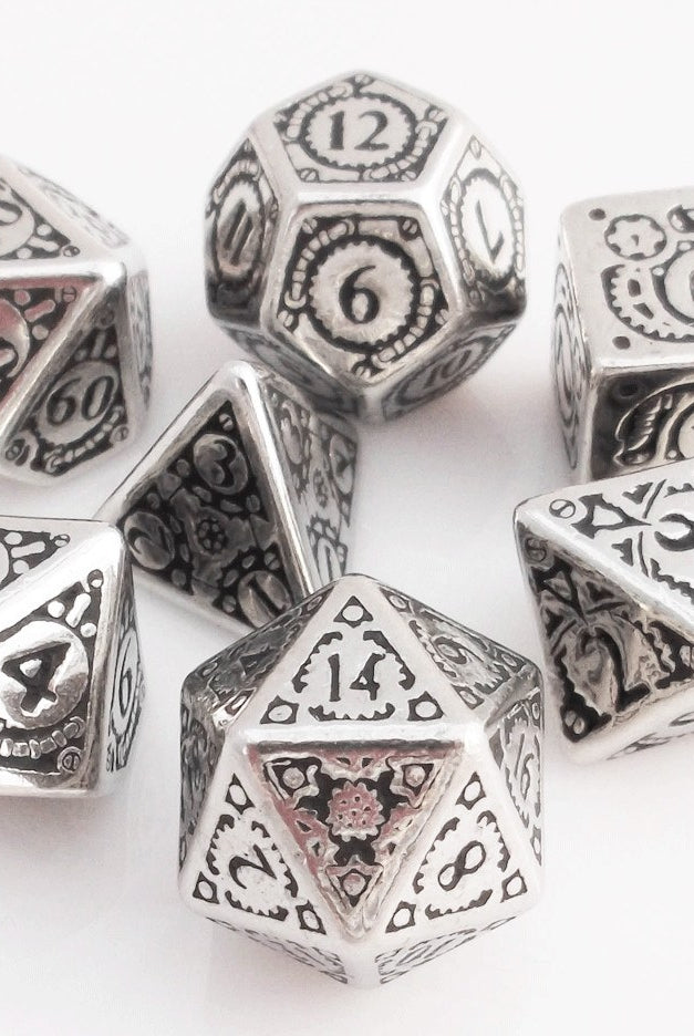 Steampunk Metal Dice