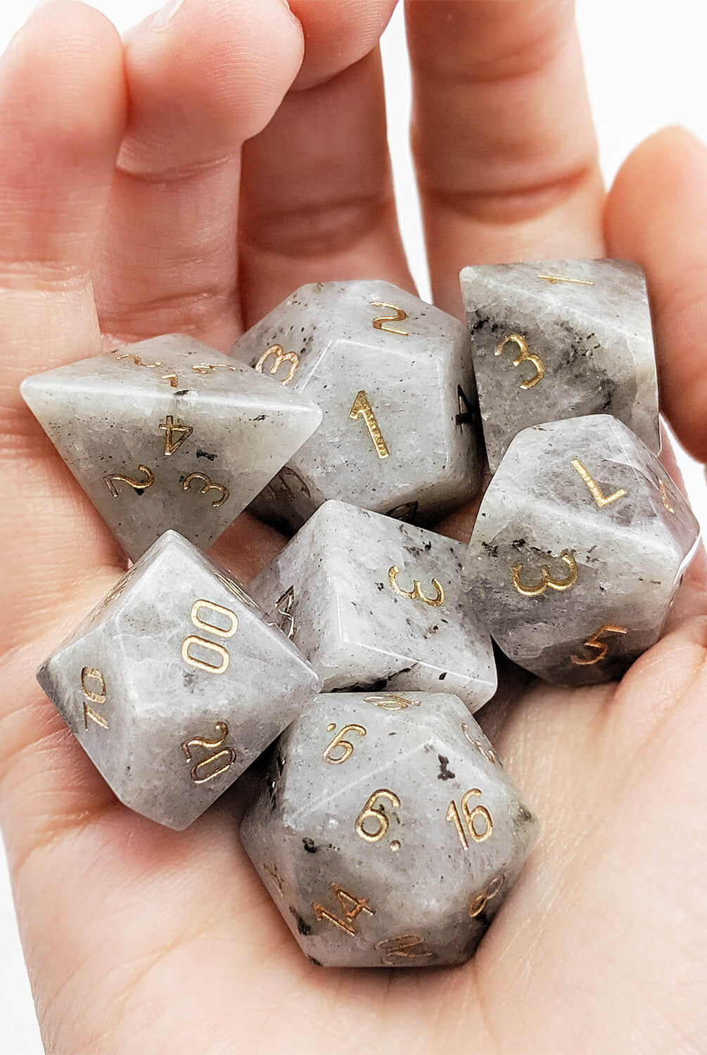 Labradorite Stone dice