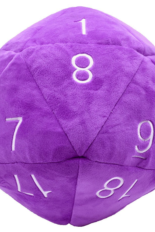 Jumbo Plush d20 Purple