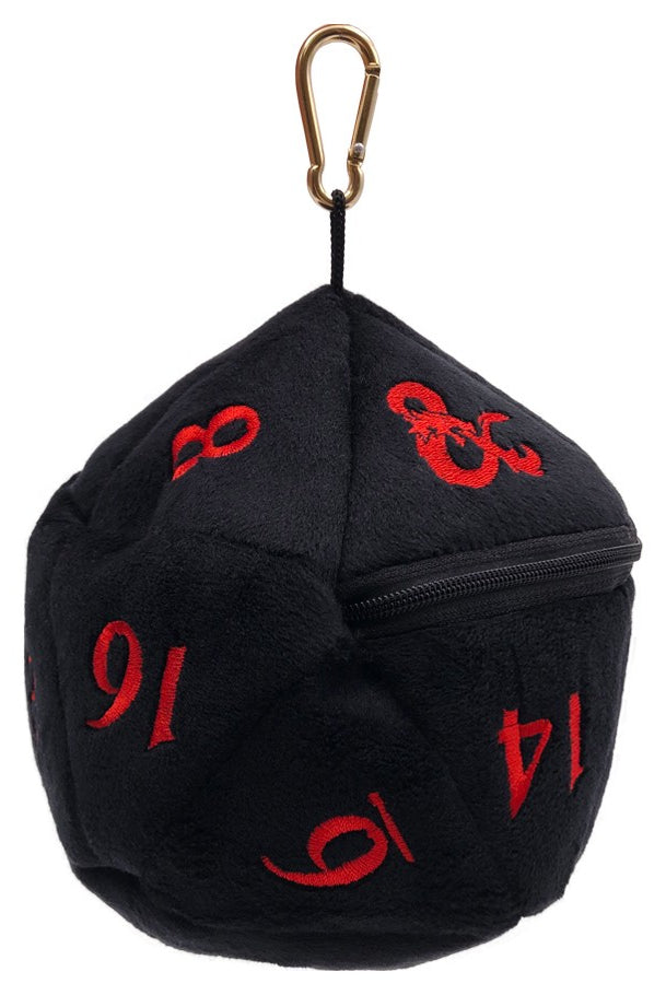 D&D Plush Dice Bag Black