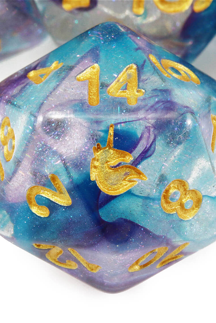 Unicorn D&D D20 Fancy Fae