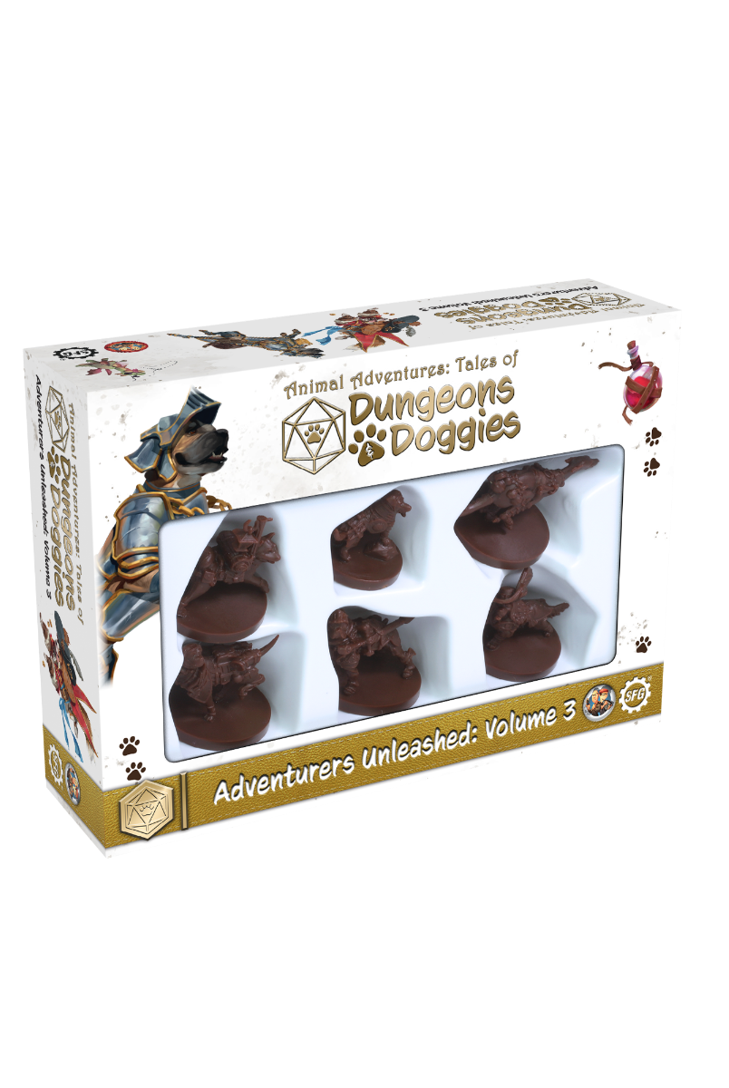 Dungeons and Doggies Volume 3 miniatures