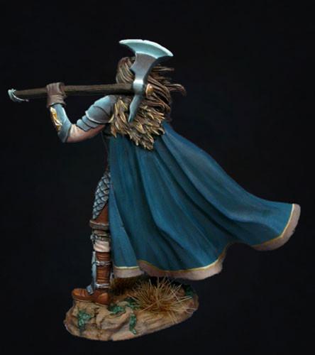DSM7427 Male Warrior With Battle Axe