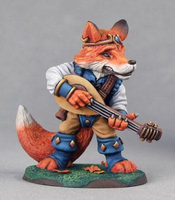 Kitsune Bard Miniature