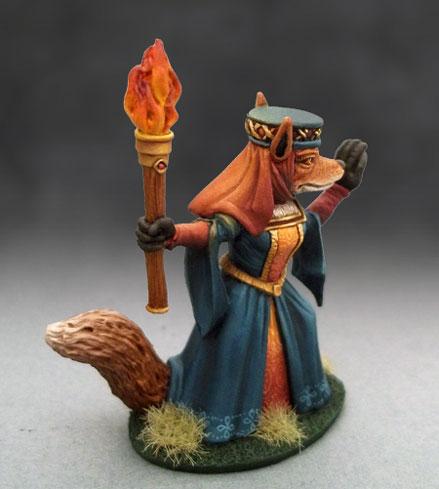 D&D Miniature Kitsune Maid Marian