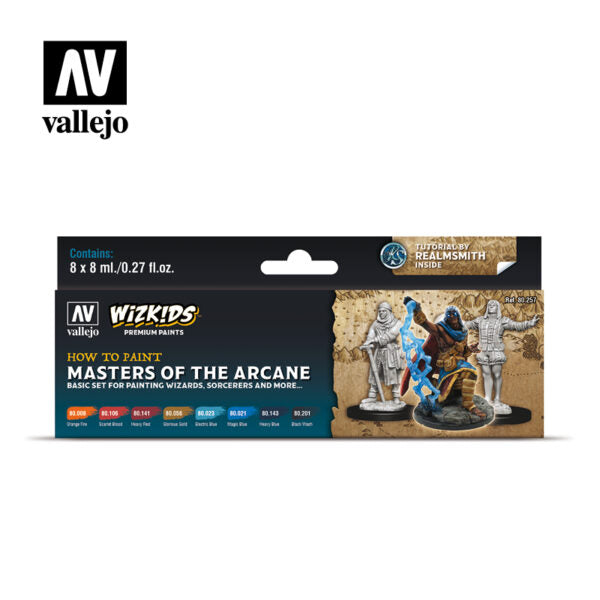 Vallejo Paint Set Masters Of The Arcane