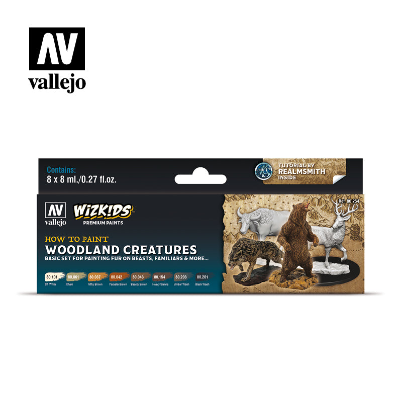Vallejo Paint Set Woodland Creatures