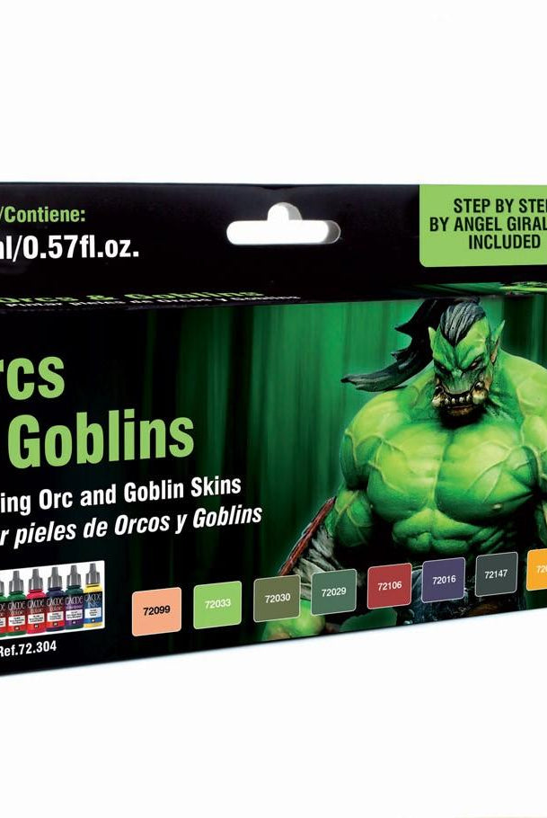 Vallejo Orcs and Goblins Paint Set