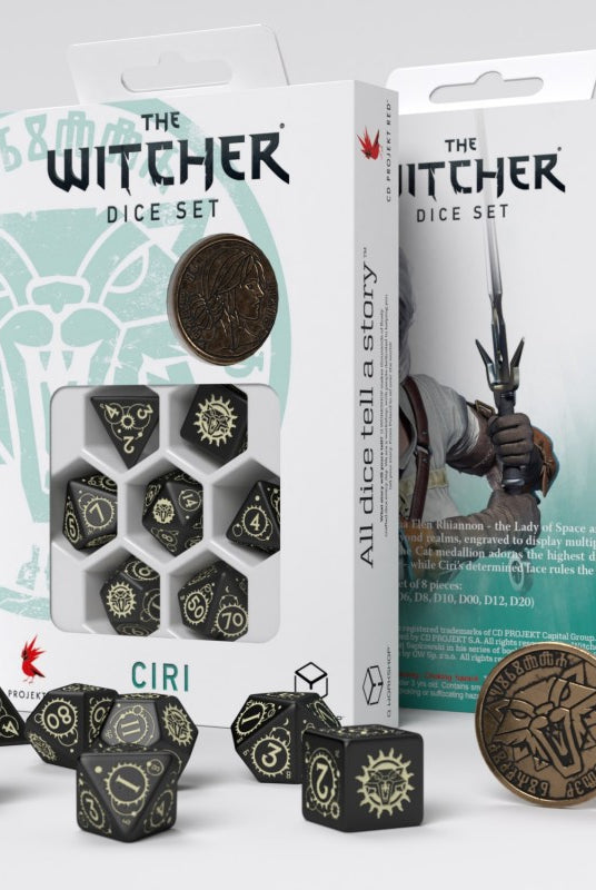 Ciri The Witcher Dice Black 2