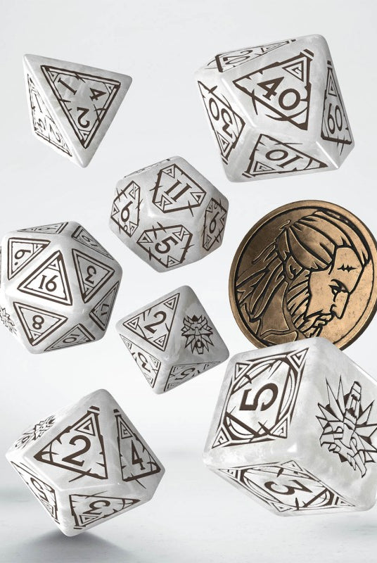 The Witcher Dice White Wolf