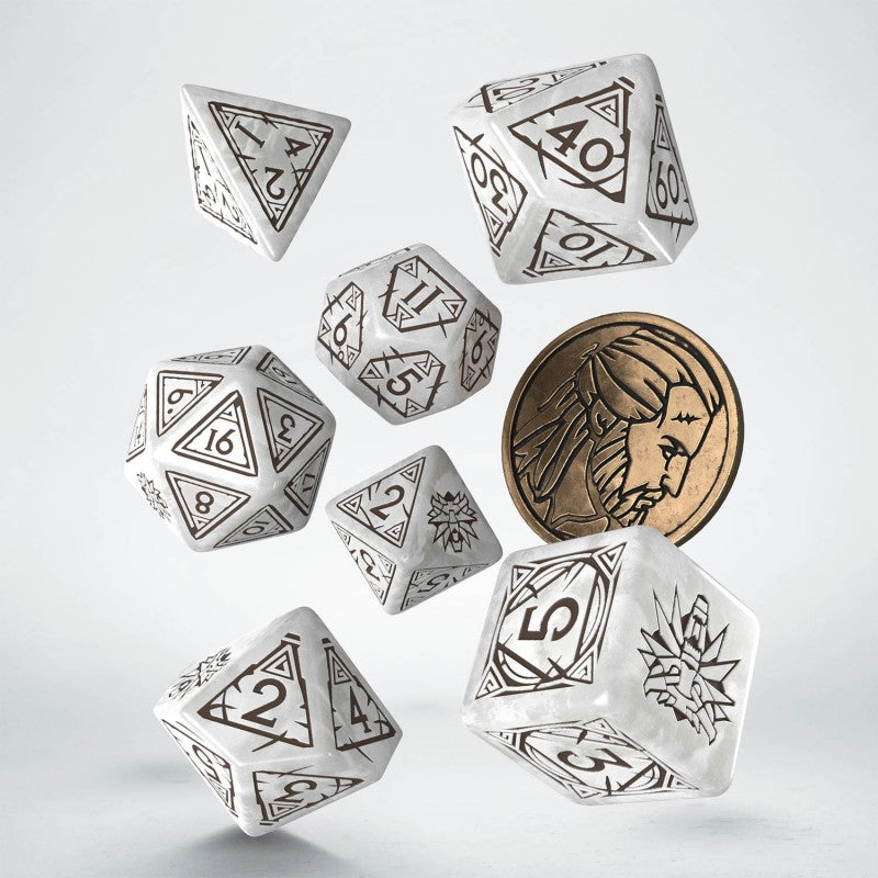 The Witcher Dice White Wolf