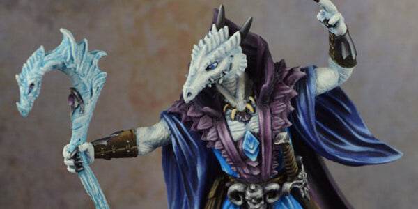 Dragonborn Mage Miniature