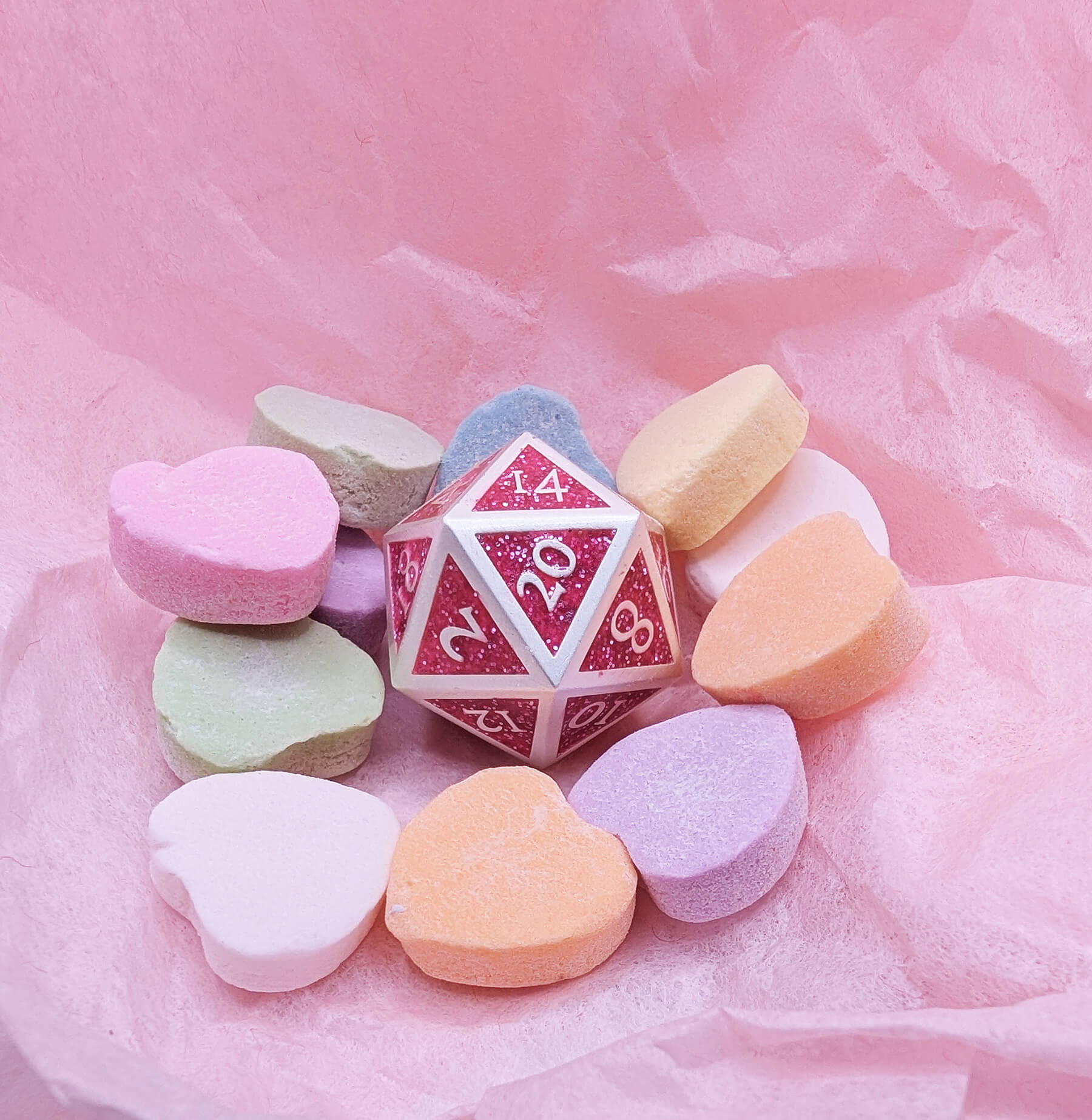 Be My Valentine: Spend $10 And Get A Free Metal D20