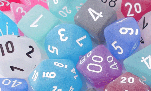 Frosted Dice Are So Unbelievably Chill