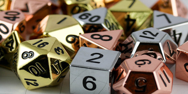 Now In Stock: Metal D&D Dice