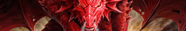 Dragon themed dice for TTRPG games