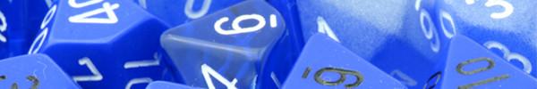 Blue RPG Dice