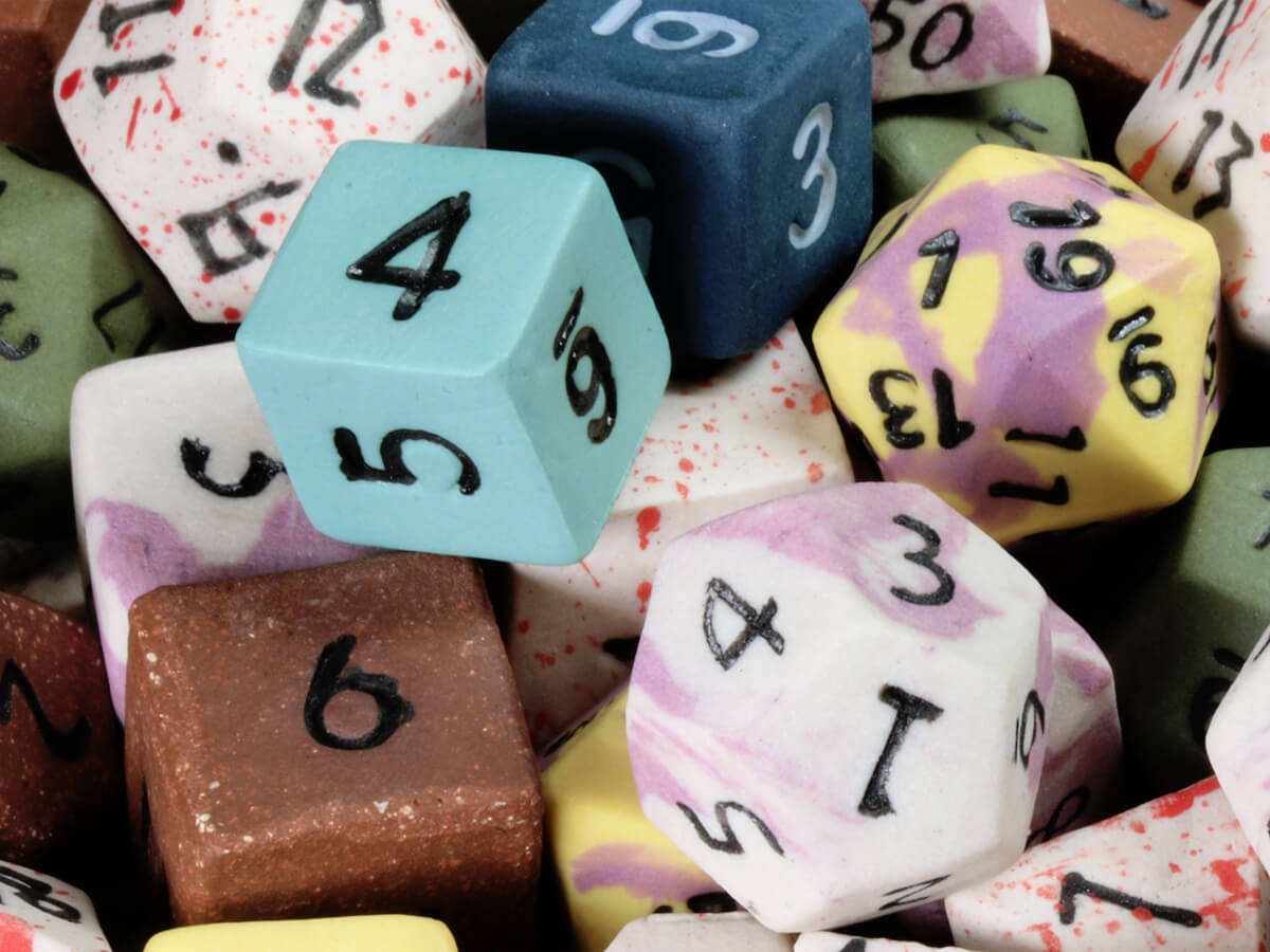 Ceramic Dice Collection