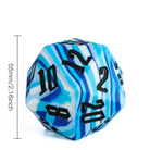 Large 55mm d20 ttrpg dice