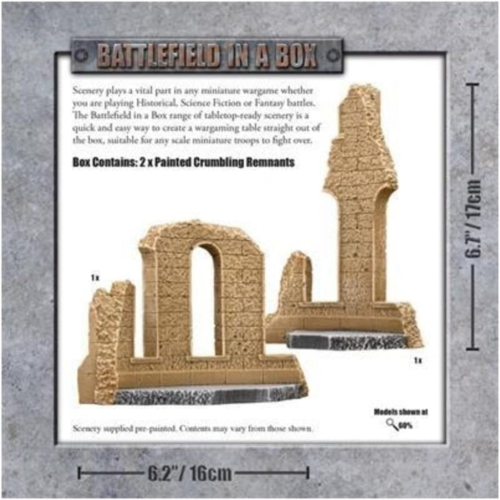 Battlefield scatter terrain sandstone walls