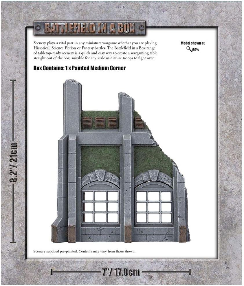 Industrial ruins terrain for wargame models