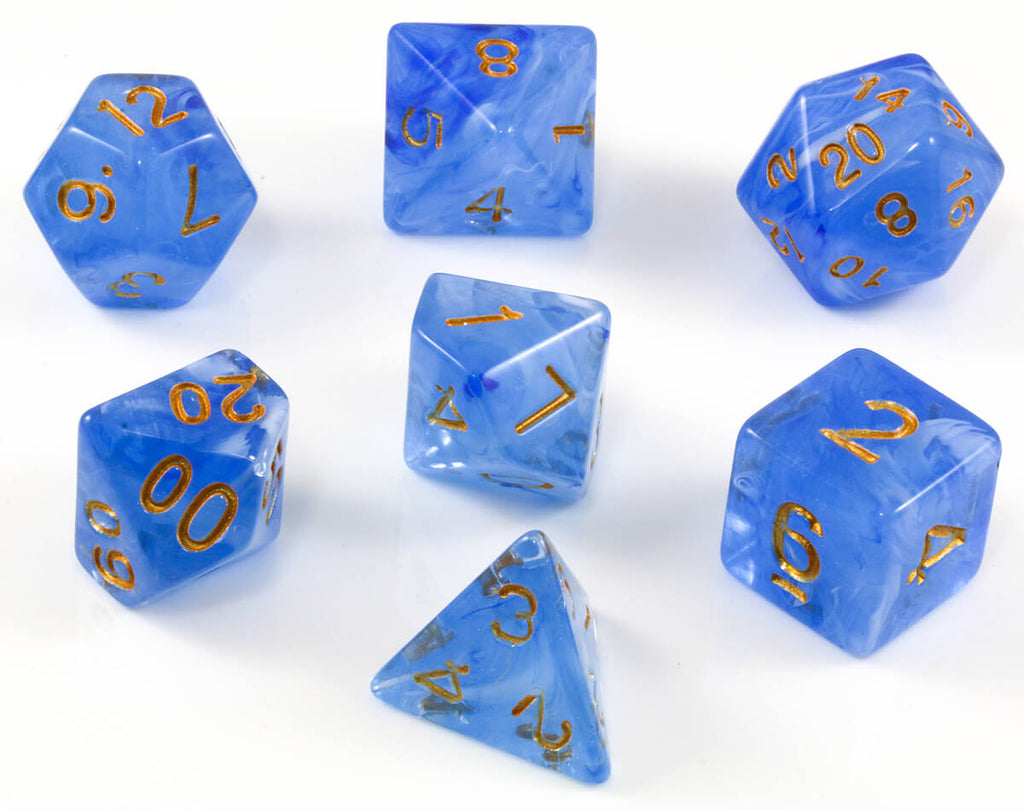 Blue Banshee dice for DND