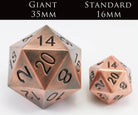 Giant d20 Size Comparison