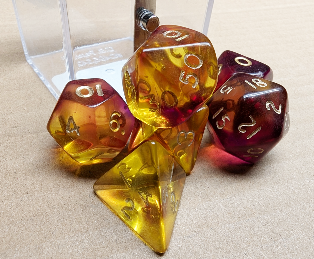 Crystal Caste Firefly dice review