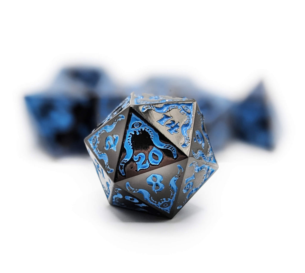 Cthulhu Metal dice for fantasy horror games