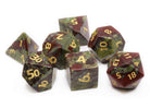 Dragon Bloodstone dice at Dark Elf Dice