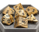 Gemstone Picture Jasper dice for ttrpg games