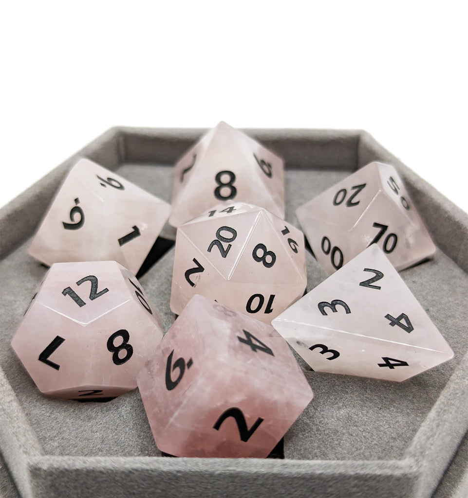 Pink RPG Dice – Dark Elf Dice