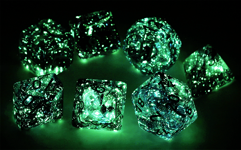 Glow in the dark Dice review