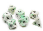 Dark Elf Dice Jade Dice for TTRPG Games