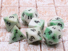 Green Jadeite Jade Dice