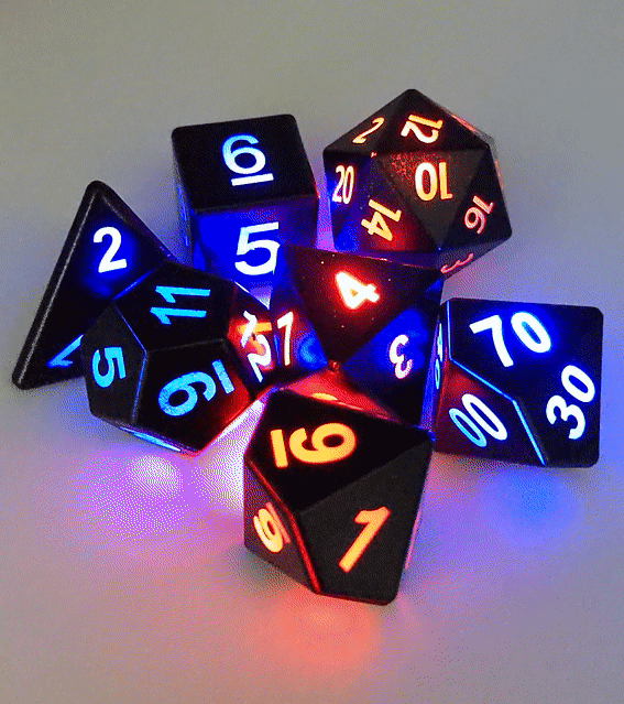 Electronic Light Up Dice