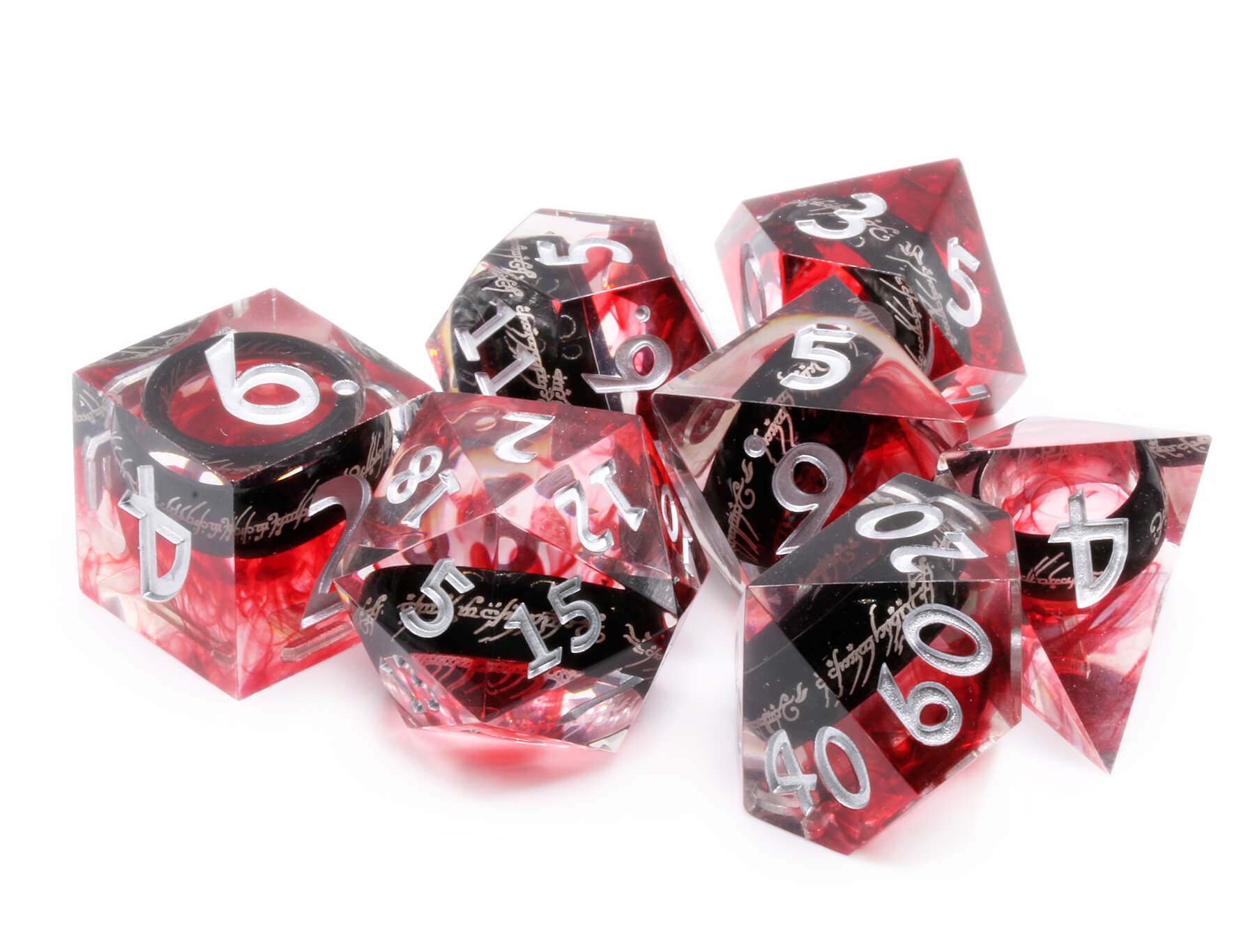 Black Magic Ring Dice on sale at Dark Elf Dice