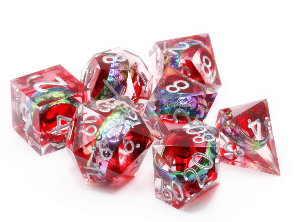 Rainbow Ring Magic dice for sale at Dark Elf Dice
