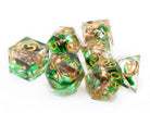 Gold Magic Ring Dice Sets for TTRPG Games